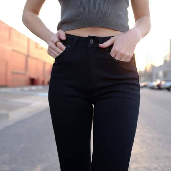 Naked and Famous Black Power Stretch Jeans - Picture 1 of 13